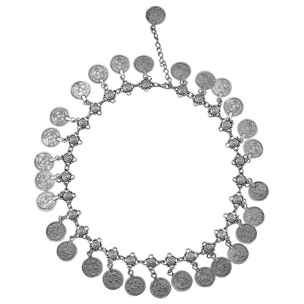 N43 | Boho Coin Vintage Chain Necklace - Picture 3 of 4